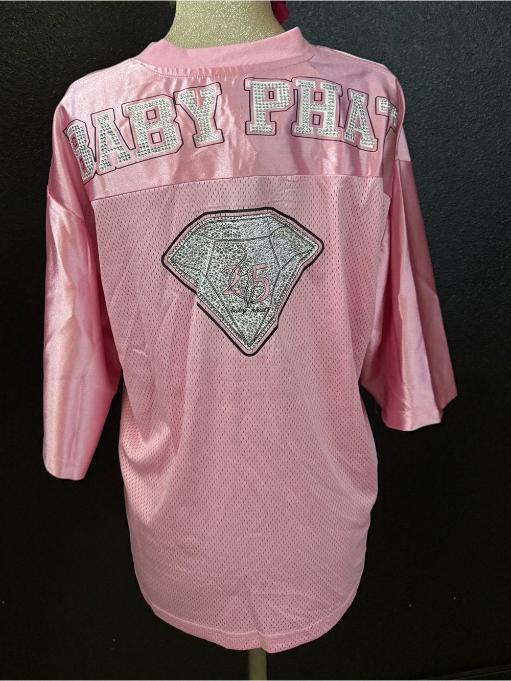 Baby Phat Pink Logo Chain-Tag Top - Picture 4 of 6